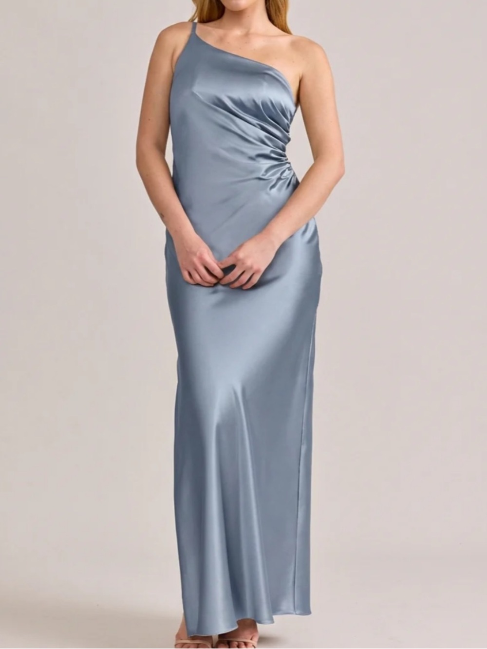 Jade Satin Dress - White